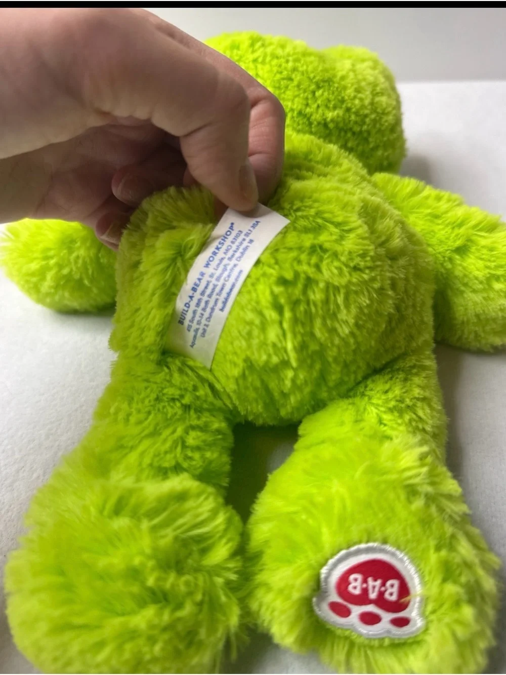 Build a bear mini zombie frog